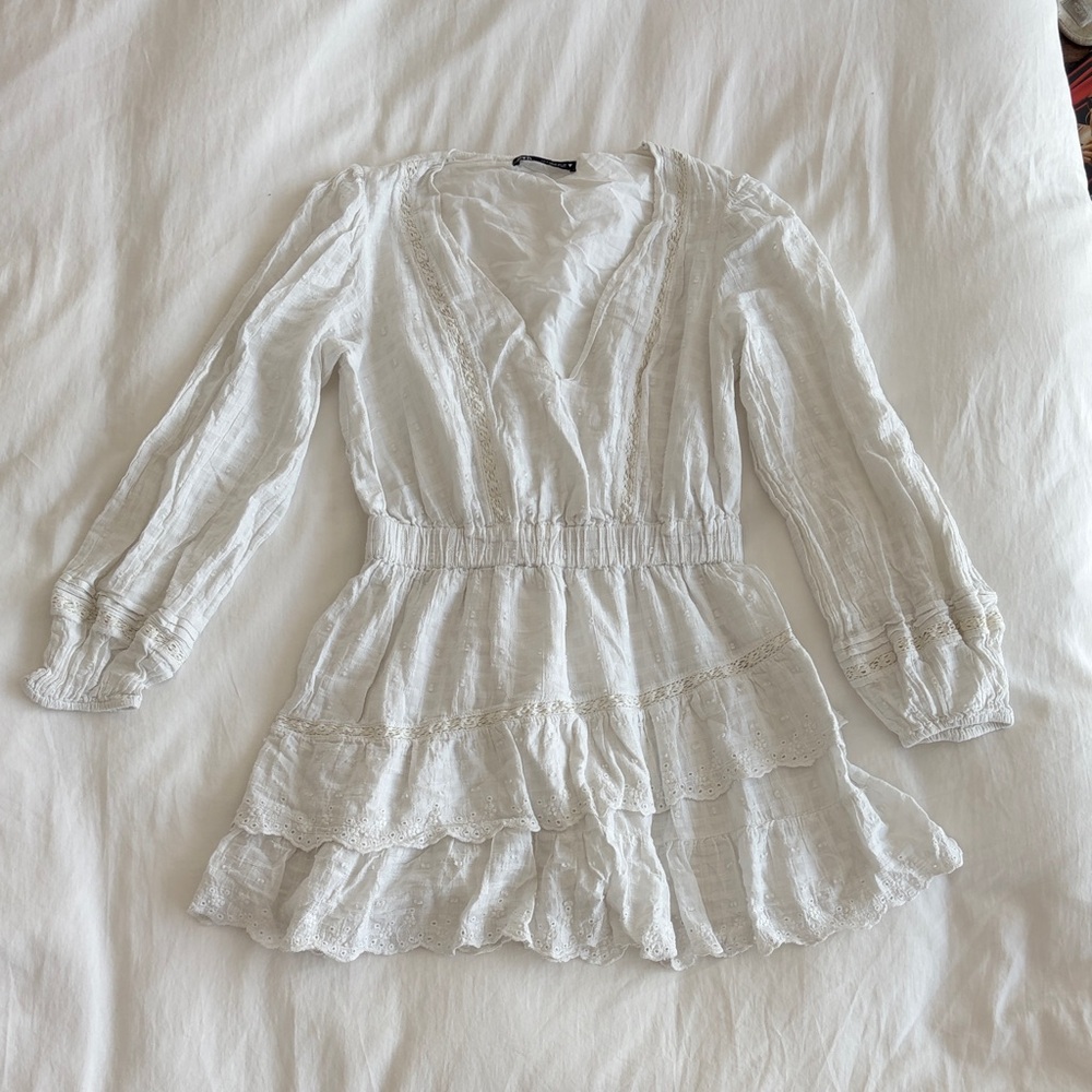 Cotton Women's White Summer Dress